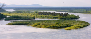 confluence of Nushagak and Mulchatna Rivers